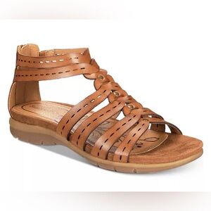 BareTraps Kaiser Flat Gladiator Sandals Brown Size 7.5